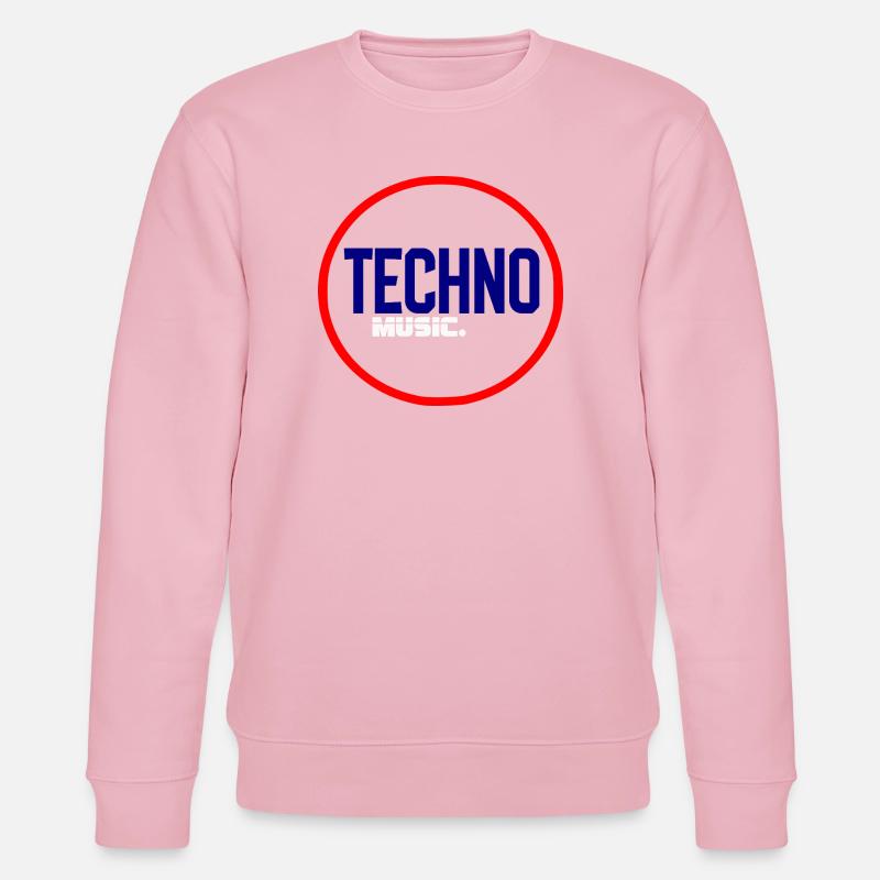 Techno Pulse Circle Logo - Stanley/Stella Unisex Bio-Sweatshirt CHANGER  - Hellrosa