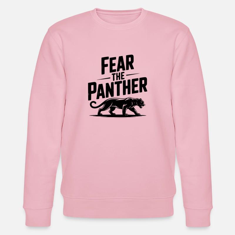 Fürchte den Panther - Stanley/Stella Unisex Bio-Sweatshirt CHANGER  - Hellrosa