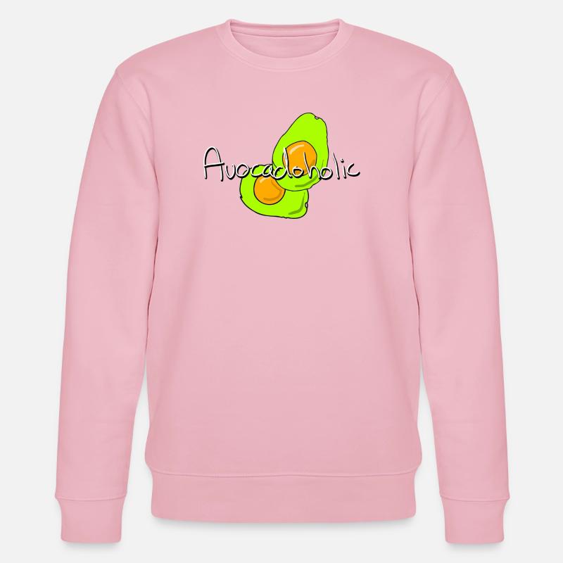 Avocadoholic - Stanley/Stella Unisex Bio-Sweatshirt CHANGER  - Hellrosa