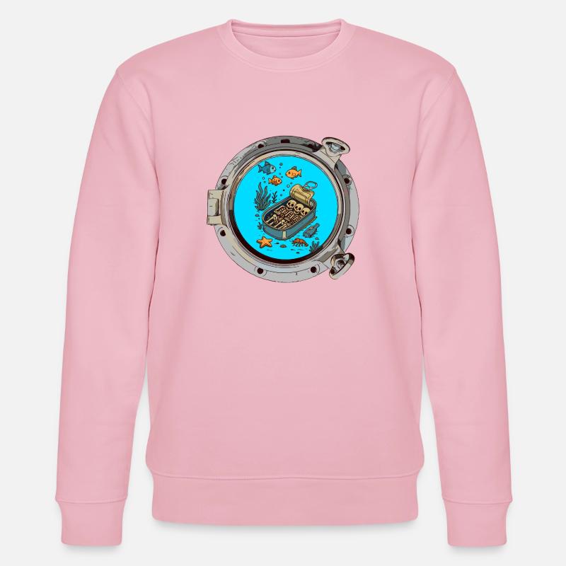 sleeping in a can - Stanley/Stella Unisex Bio-Sweatshirt CHANGER  - Hellrosa