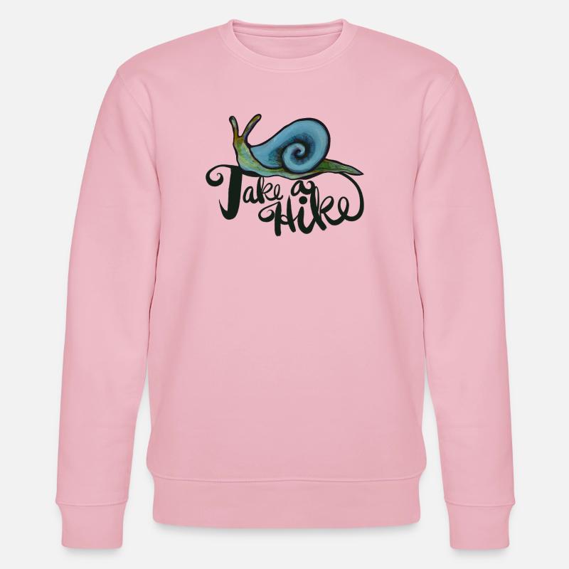 Take a Hike Snail Adventure - Stanley/Stella Unisex Bio-Sweatshirt CHANGER  - Hellrosa