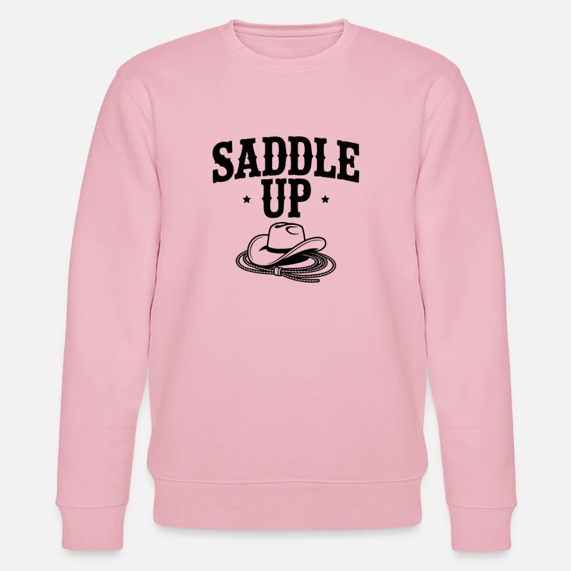 Saddle Up - Sweat bio CHANGER Stanley/Stella Unisexe - rose pâle