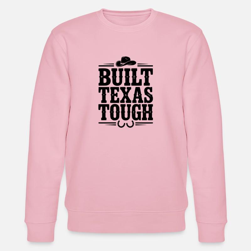 Construit Texas Tough - Sweat bio CHANGER Stanley/Stella Unisexe - rose pâle