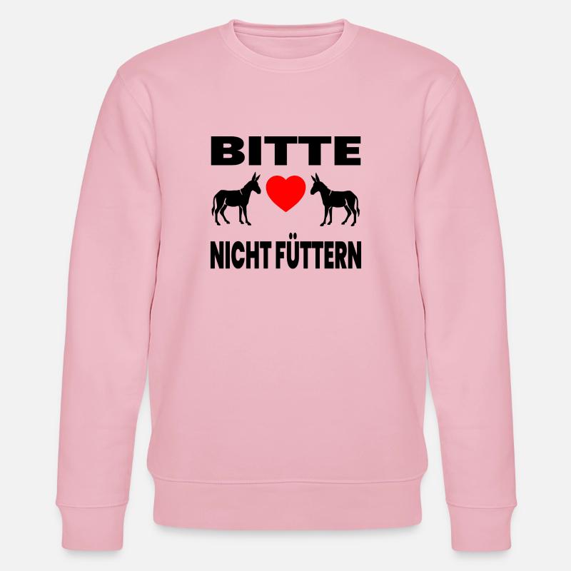 Esel - Stanley/Stella Unisex Bio-Sweatshirt CHANGER  - Hellrosa