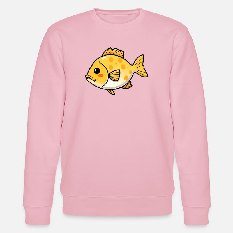 Fisch - Stanley/Stella Unisex Bio-Sweatshirt CHANGER  - Hellrosa