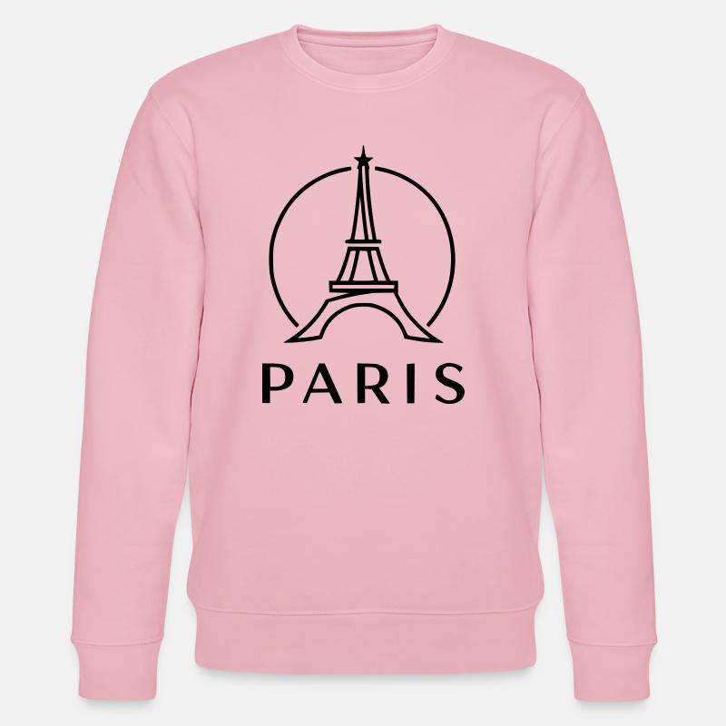 Paris - Sweat bio CHANGER Stanley/Stella Unisexe - rose pâle