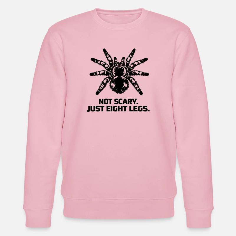 Not Scary Just Eight Legs - Stanley/Stella Unisex Bio-Sweatshirt CHANGER  - Hellrosa