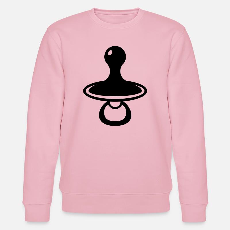 Babyschnuller - Stanley/Stella Unisex Bio-Sweatshirt CHANGER  - Hellrosa