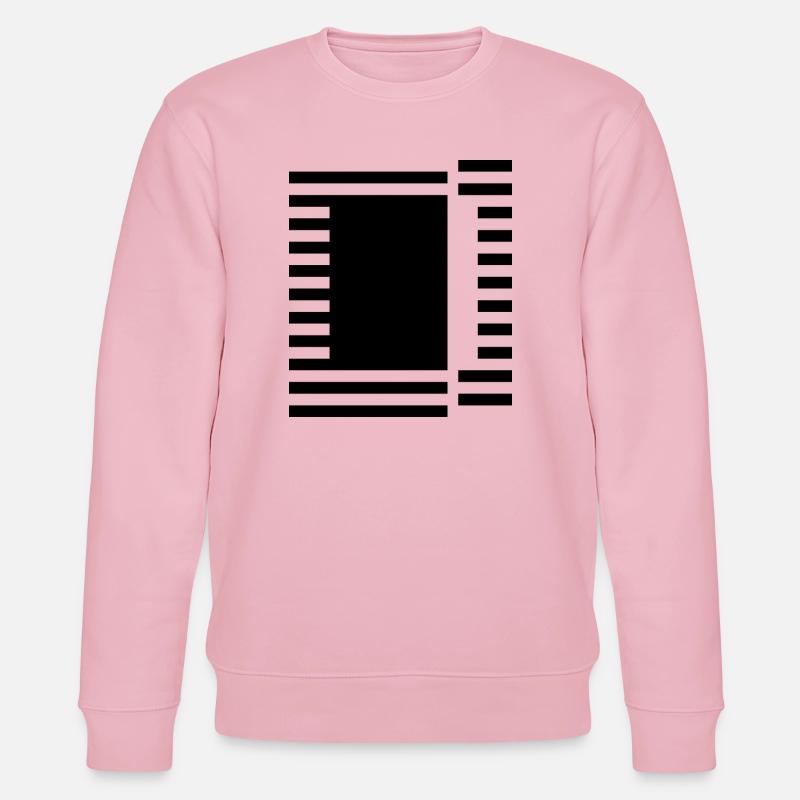 Bitte laden Sie das Designbild hoch - Stanley/Stella Unisex Bio-Sweatshirt CHANGER  - Hellrosa