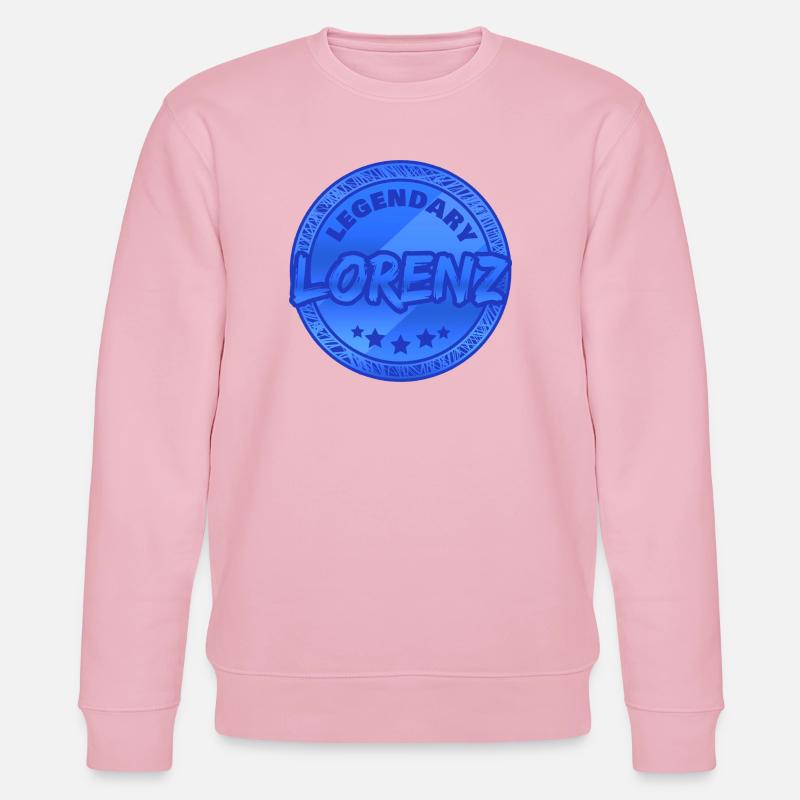 Gift for Lorenz - Stanley/Stella CHANGER Unisex Organic Sweatshirt - cotton pink