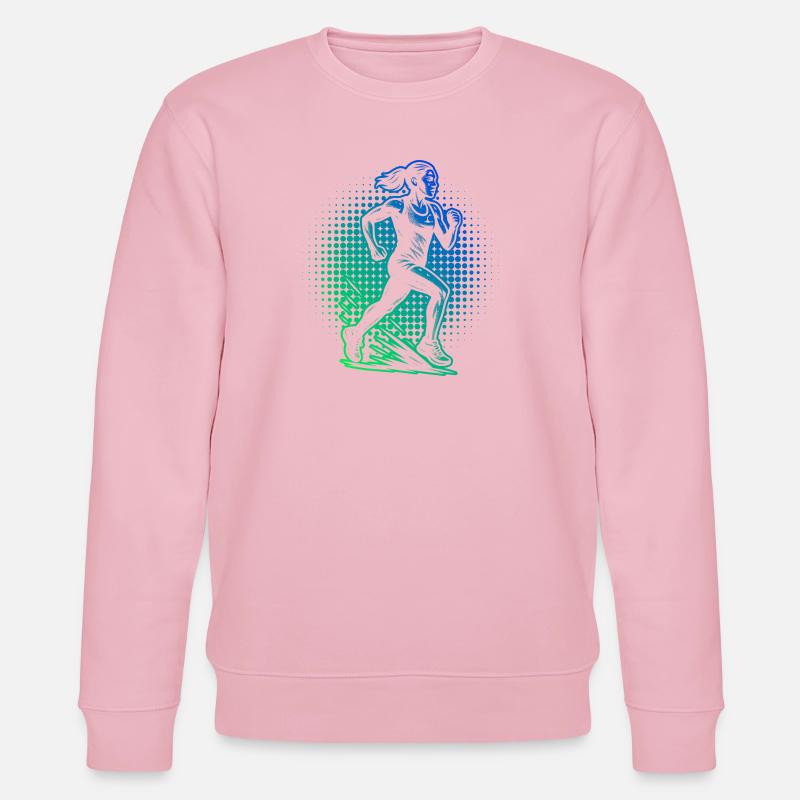 Conception compacte pour la course automobile - Sweat bio CHANGER Stanley/Stella Unisexe - rose pâle