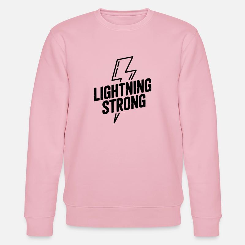 Blitzstark - Stanley/Stella Unisex Bio-Sweatshirt CHANGER  - Hellrosa