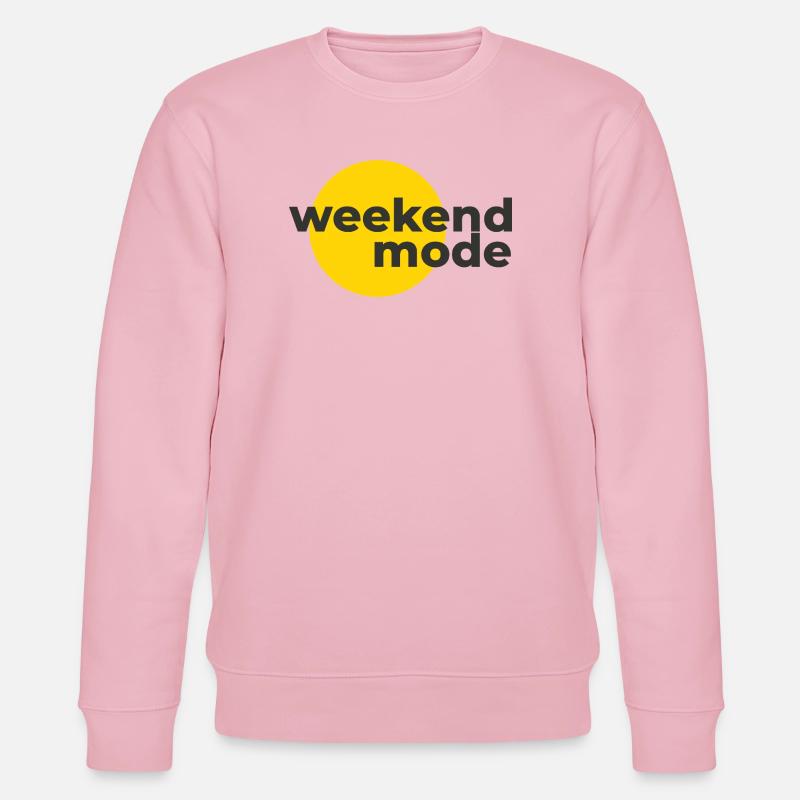 Weekend Mode - Stanley/Stella Unisex Bio-Sweatshirt CHANGER  - Hellrosa