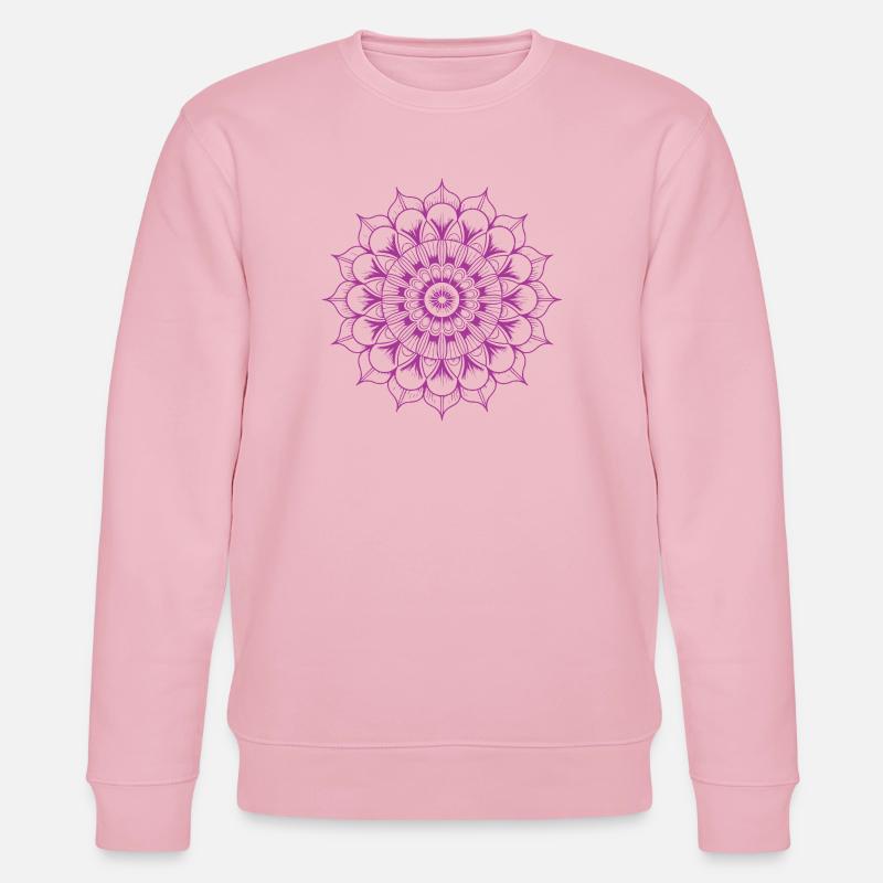 Mandala - Stanley/Stella Unisex Bio-Sweatshirt CHANGER  - Hellrosa