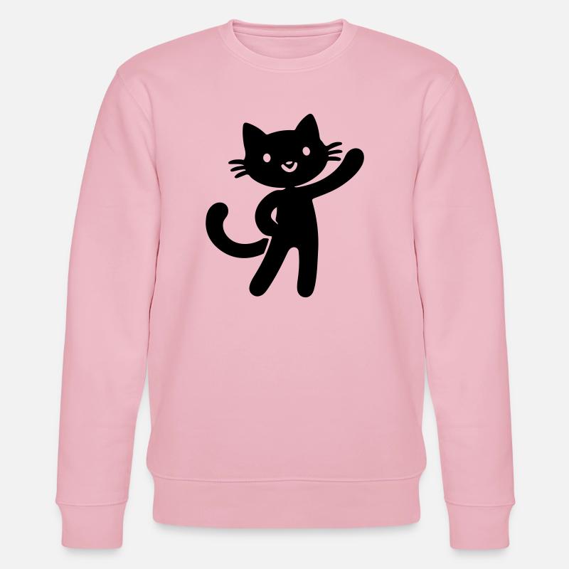 Chat mignon - Sweat bio CHANGER Stanley/Stella Unisexe - rose pâle