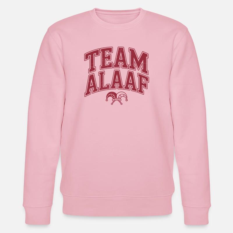 Team Alaaf - Kölner Karneval - Stanley/Stella Unisex Bio-Sweatshirt CHANGER  - Hellrosa