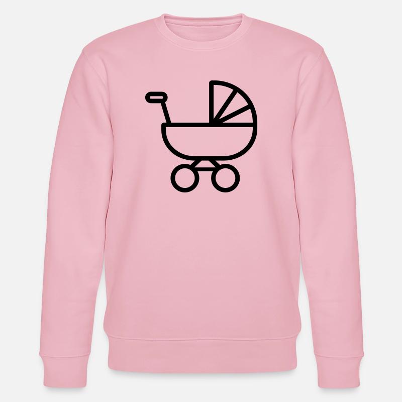 stroller_-1-stroller - Stanley/Stella CHANGER Unisex Organic Sweatshirt - cotton pink