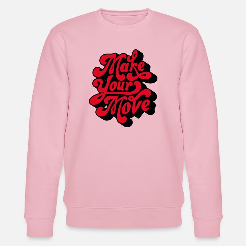 Make Your Love Retro Script - Stanley/Stella Unisex Bio-Sweatshirt CHANGER  - Hellrosa