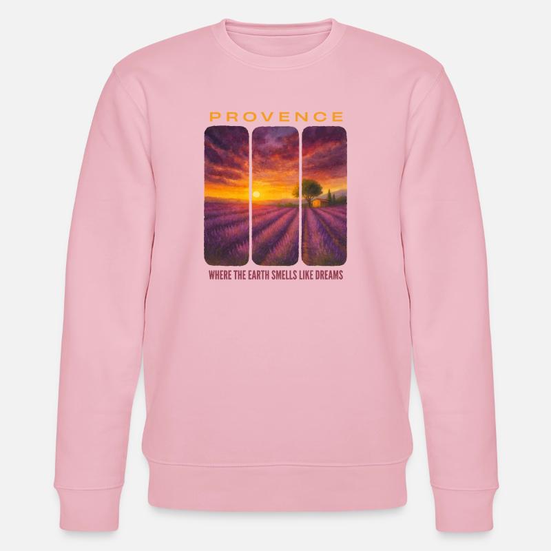 Lavendel-Provence - Stanley/Stella Unisex Bio-Sweatshirt CHANGER  - Hellrosa