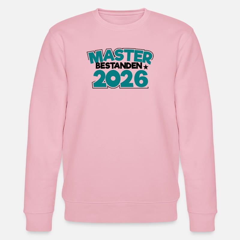 Master 2026 Diplôme - Sweat bio CHANGER Stanley/Stella Unisexe - rose pâle
