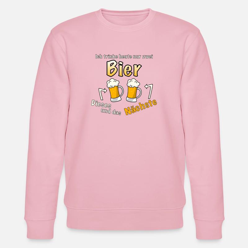Noch ein Bier, bitte - Stanley/Stella Unisex Bio-Sweatshirt CHANGER  - Hellrosa