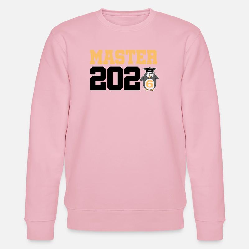 Master 2026 Abschluss Promotion Sponsion - Stanley/Stella Unisex Bio-Sweatshirt CHANGER  - Hellrosa