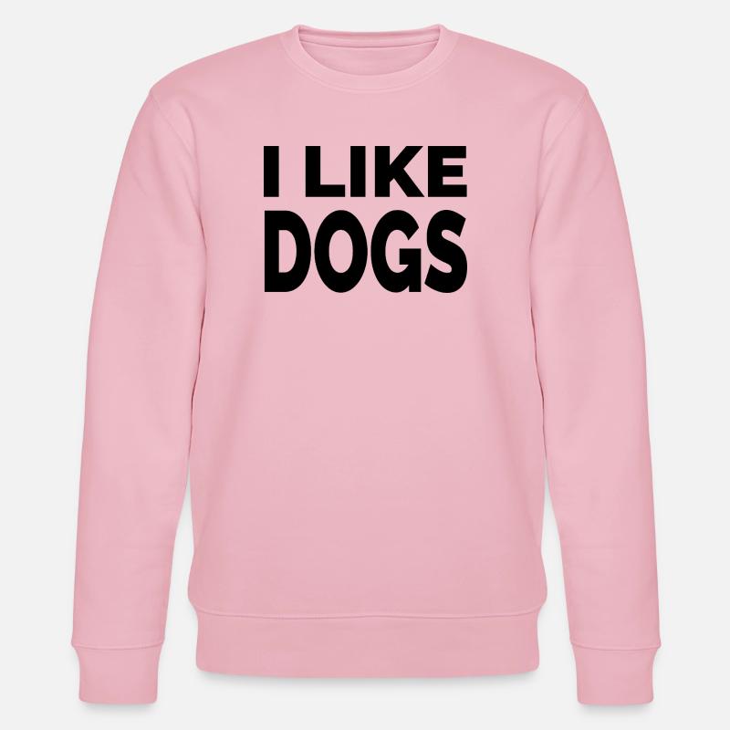 Hunde - Stanley/Stella Unisex Bio-Sweatshirt CHANGER  - Hellrosa