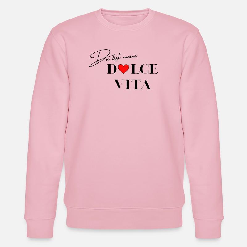 Spruch Liebe  - Stanley/Stella Unisex Bio-Sweatshirt CHANGER  - Hellrosa