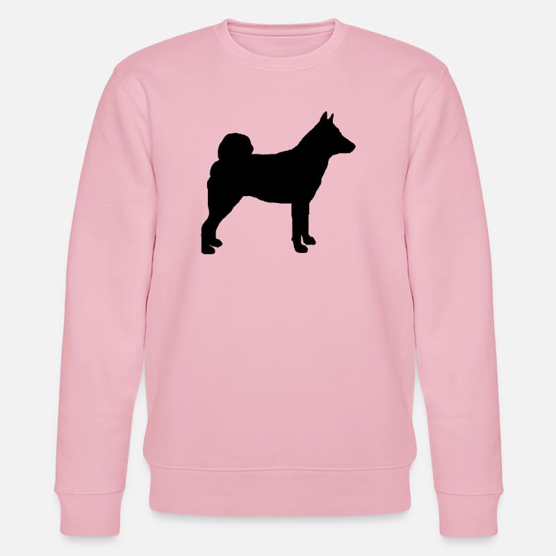 Norwegischer Elchhund - Stanley/Stella Unisex Bio-Sweatshirt CHANGER  - Hellrosa