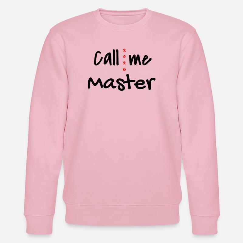 Master 2026 Diplôme - Sweat bio CHANGER Stanley/Stella Unisexe - rose pâle