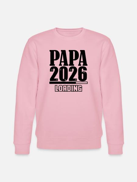 Papa 2026 Loading - Stanley/Stella CHANGER Unisex Organic Sweatshirt - cotton pink