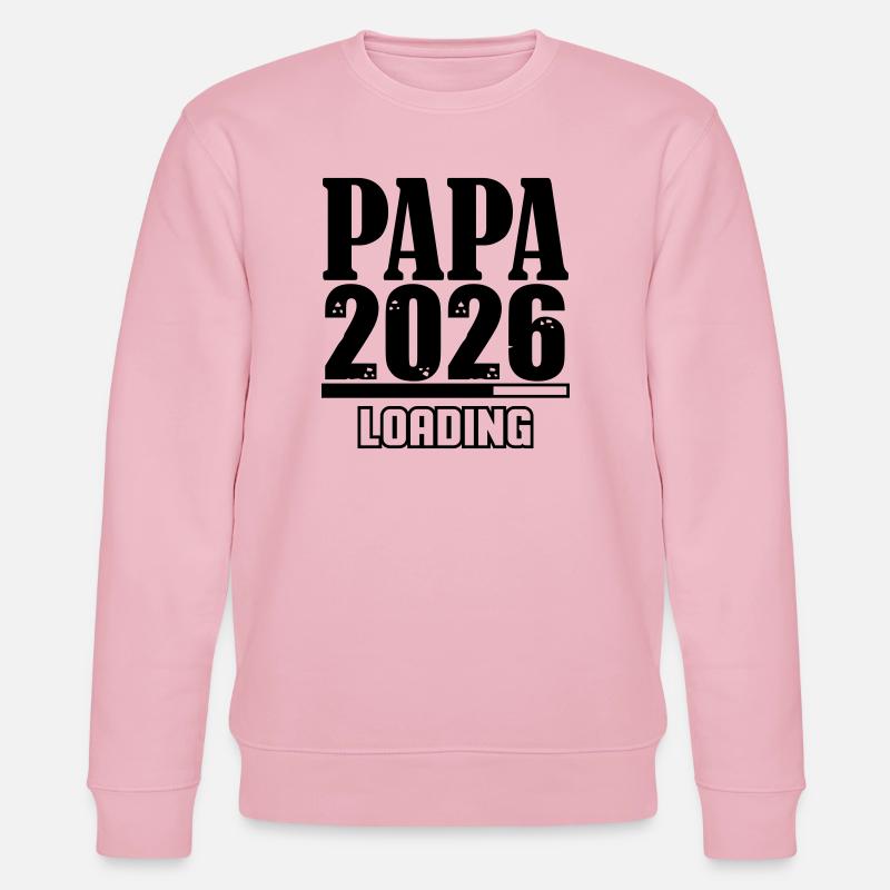 Papa 2026 Loading - Stanley/Stella CHANGER Unisex Organic Sweatshirt - cotton pink