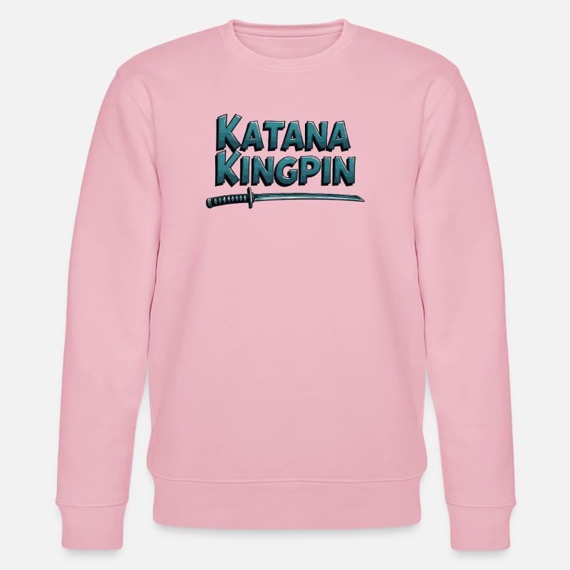 Katana Kingpin – Samurai Statement - Stanley/Stella Unisex Bio-Sweatshirt CHANGER  - Hellrosa