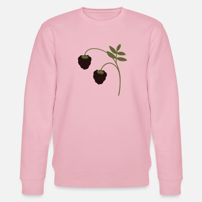 Brombeeren - Stanley/Stella Unisex Bio-Sweatshirt CHANGER  - Hellrosa