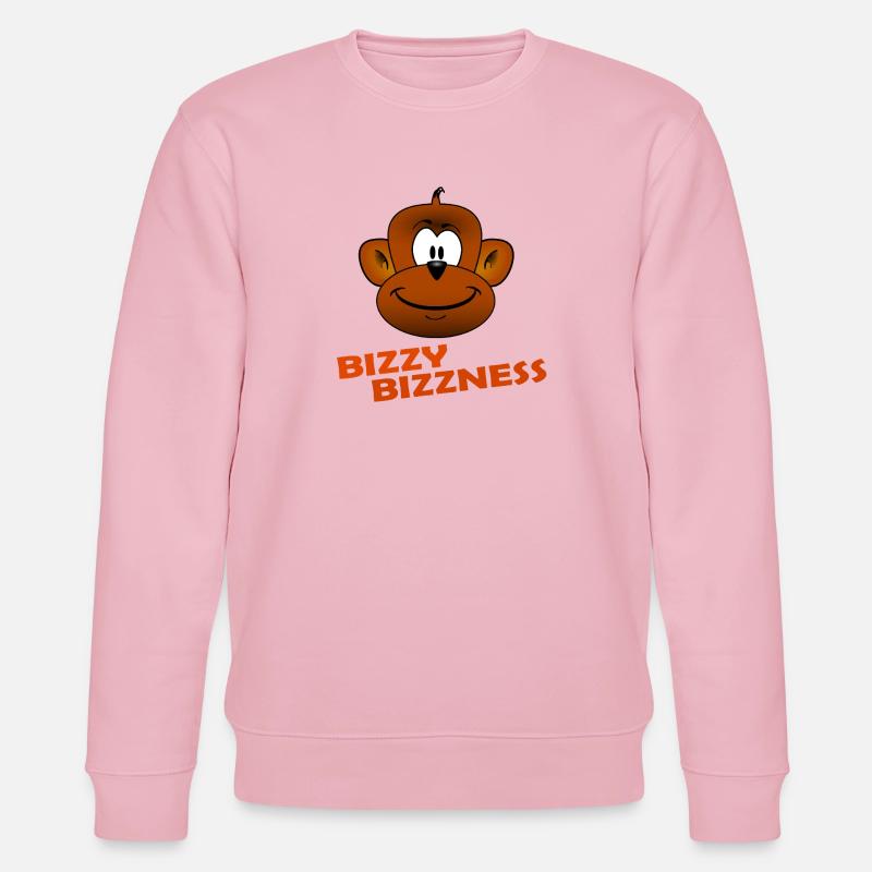 BIZZY BIZZNESS - Stanley/Stella Unisex Bio-Sweatshirt CHANGER  - Hellrosa