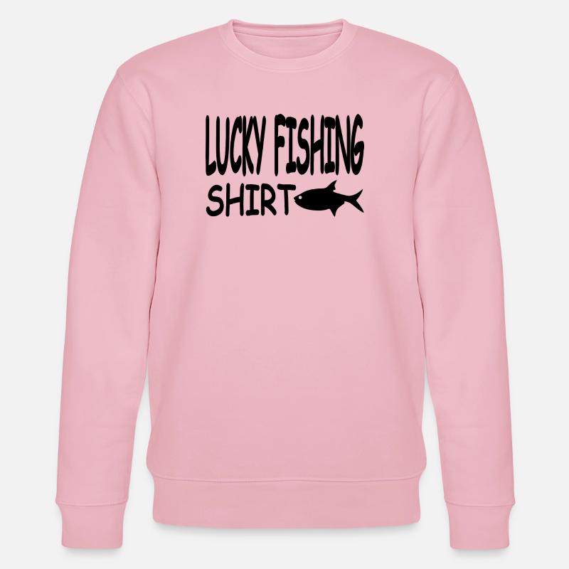 Angeln - Stanley/Stella Unisex Bio-Sweatshirt CHANGER - Hellrosa