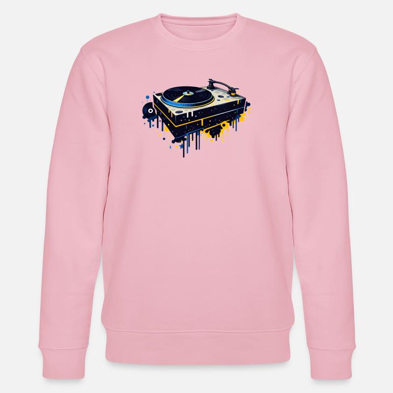 Conception de platines graffiti - Sweat bio CHANGER Stanley/Stella Unisexe - rose pâle