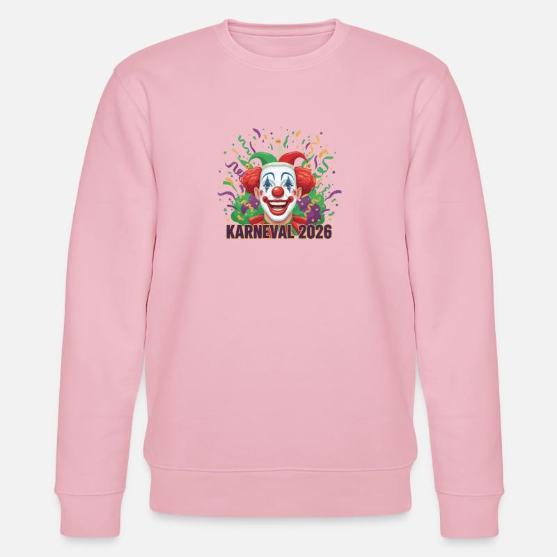 Karneval_2026 - Stanley/Stella Unisex Bio-Sweatshirt CHANGER  - Hellrosa