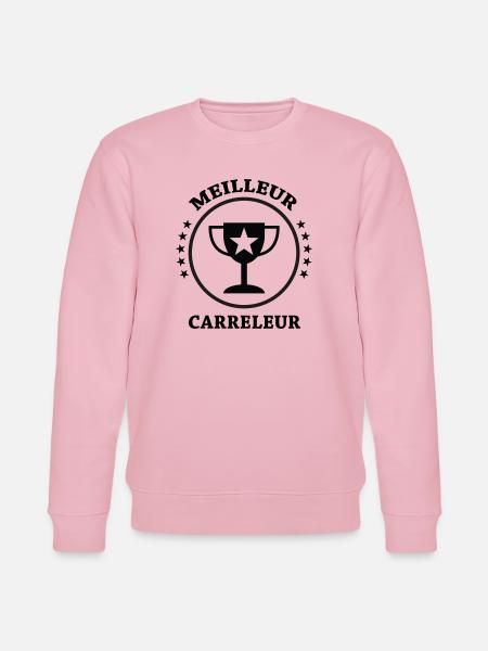 Best Tiler - Stanley/Stella CHANGER Unisex Organic Sweatshirt - cotton pink