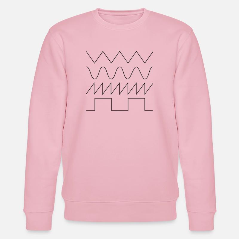 SYNTHESIZER WAVEFORM - Stanley/Stella Unisex Bio-Sweatshirt CHANGER  - Hellrosa