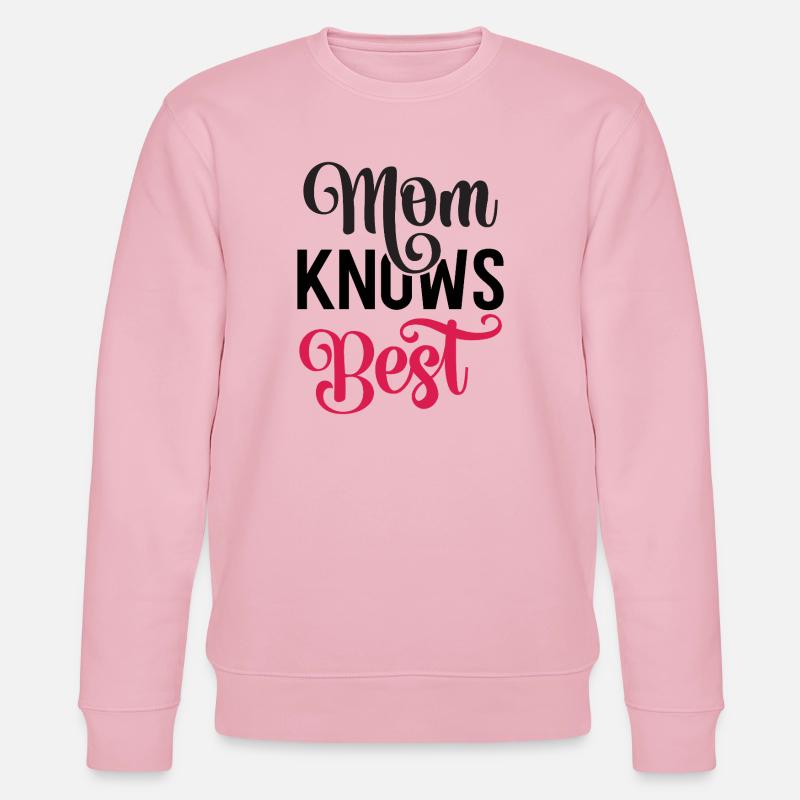 Ma mère sait mieux que ça. - Sweat bio CHANGER Stanley/Stella Unisexe - rose pâle
