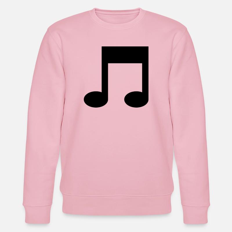 Note musicale - Sweat bio CHANGER Stanley/Stella Unisexe - rose pâle