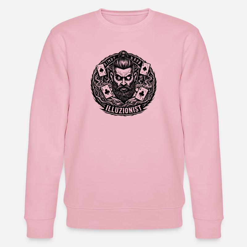 Wikinger Zauberer - Stanley/Stella Unisex Bio-Sweatshirt CHANGER  - Hellrosa