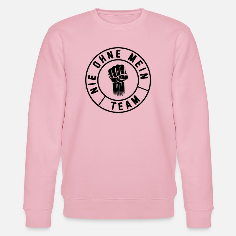 mein Team - Stanley/Stella Unisex Bio-Sweatshirt CHANGER  - Hellrosa
