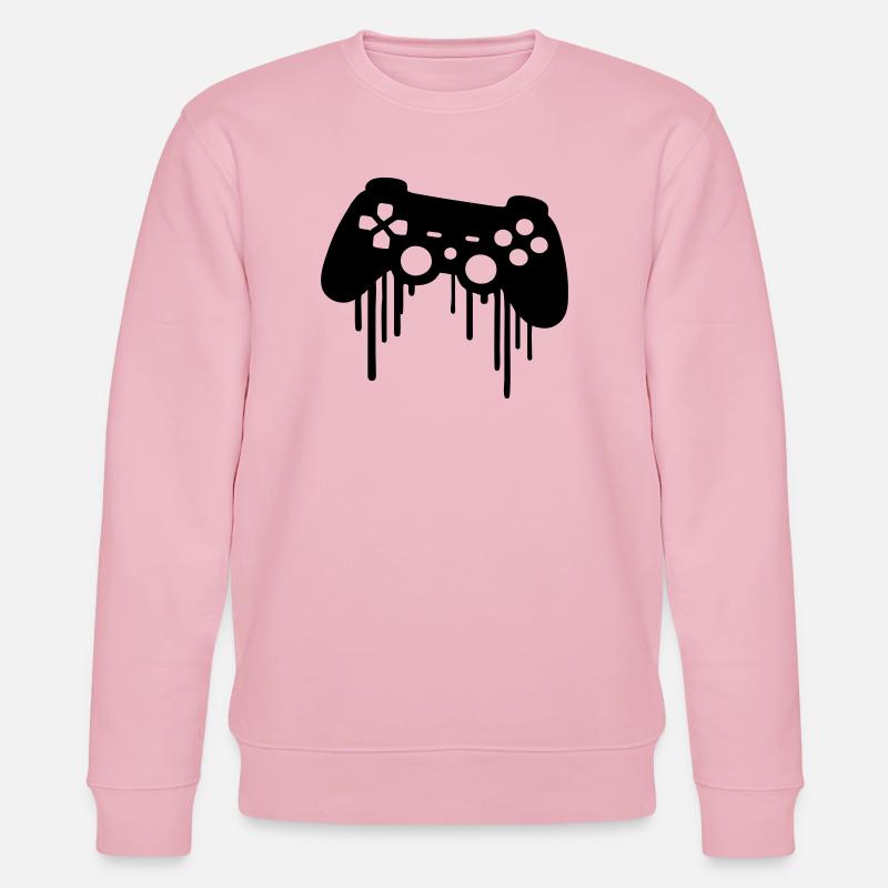 Gaming zocker player - Stanley/Stella Unisex Bio-Sweatshirt CHANGER  - Hellrosa