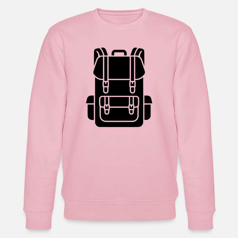 Wanderrucksack Trekking Gear - Stanley/Stella Unisex Bio-Sweatshirt CHANGER - Hellrosa