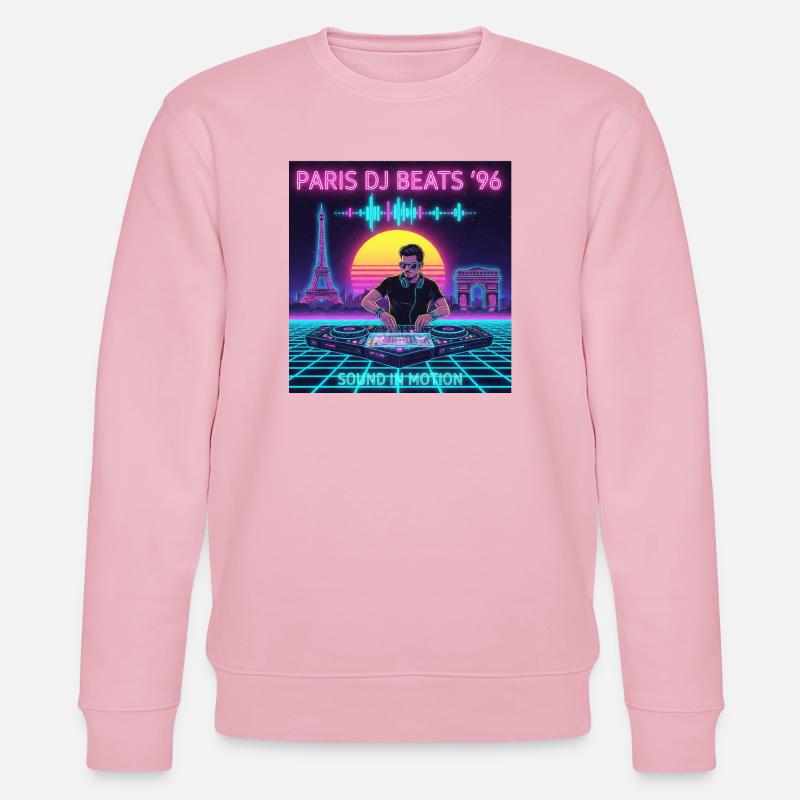 Paris DJ - Stanley/Stella Unisex Bio-Sweatshirt CHANGER  - Hellrosa