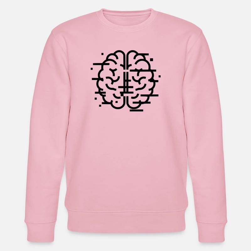 Digital Brain AI Tech - Stanley/Stella CHANGER Unisex Organic Sweatshirt - cotton pink