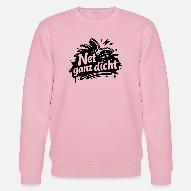 Net ganz dicht - Stanley/Stella Unisex Bio-Sweatshirt CHANGER  - Hellrosa