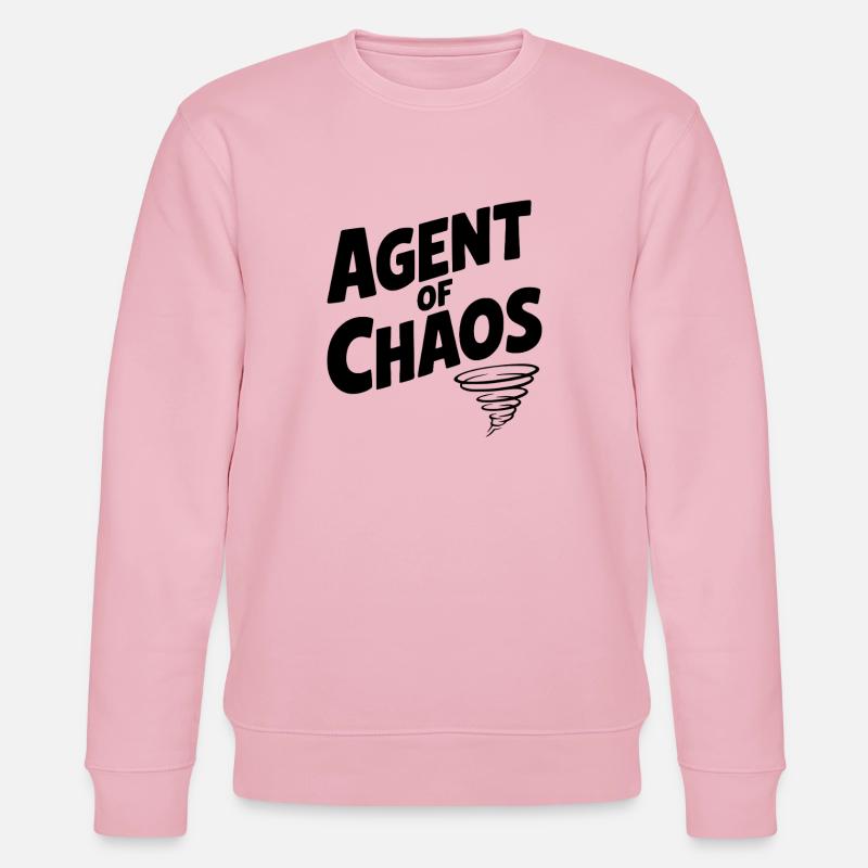 Agent des Chaos - Stanley/Stella Unisex Bio-Sweatshirt CHANGER  - Hellrosa